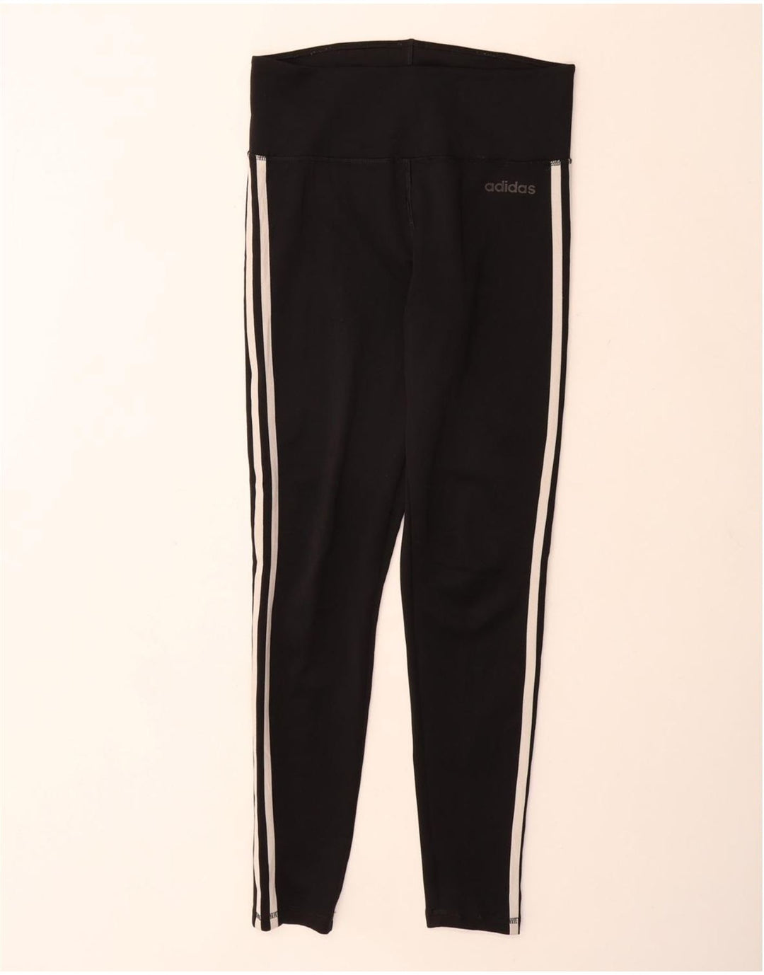 ADIDAS Womens Aeroready Leggings UK 12/14 Médio Preto Poliéster