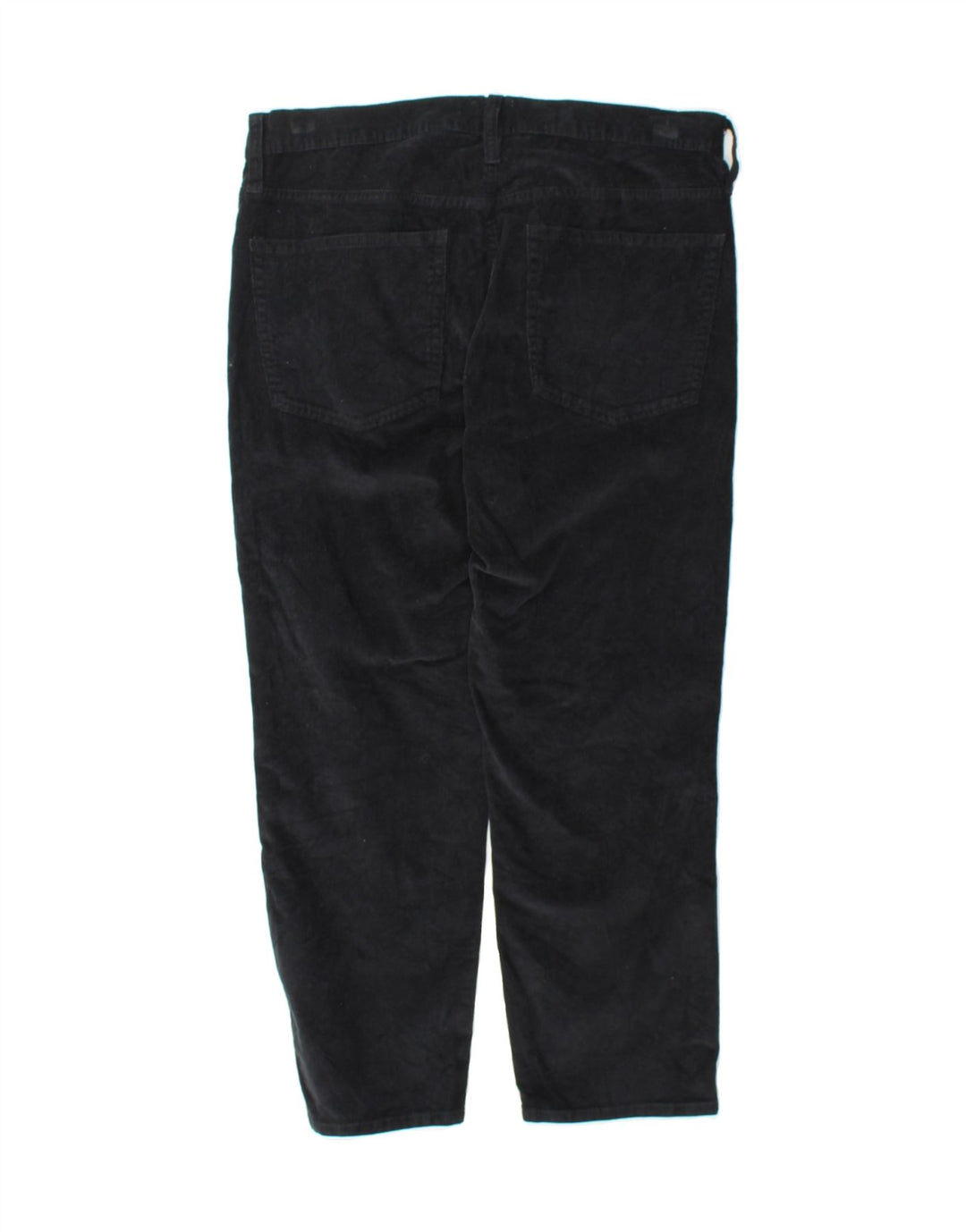 J. CREW Womens Corduroy Cropped Trousers W31 L25 Black Cotton Vintage J. Crew and Second-Hand J. Crew from Messina Hembry 