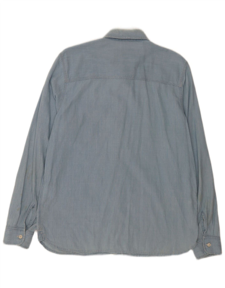 Camisa masculina Carhartt Regular Fit médio algodão azul