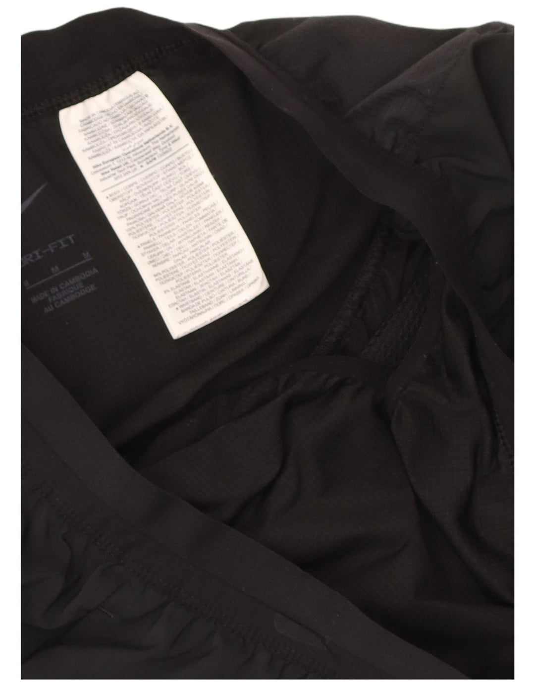 Nike Mens Dri Fit Sport Shorts Médio Preto Poliéster