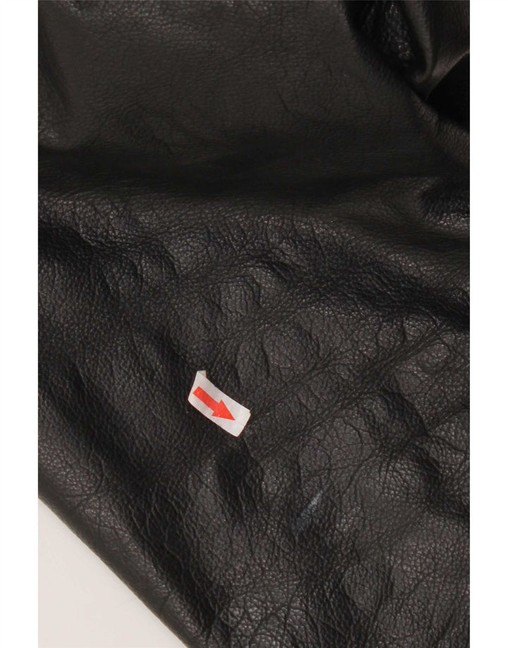 Jaqueta de couro masculina Ironsides UK 42 XL preta