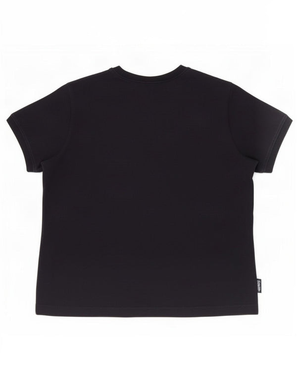 Camiseta feminina Adidas UK 16 grande algodão azul marinho