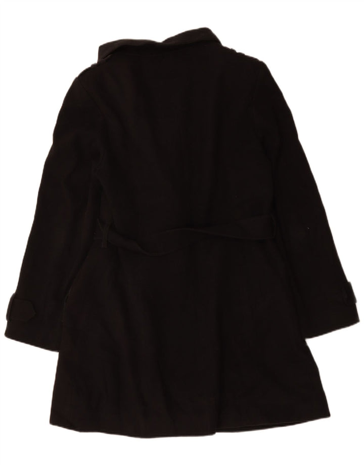 Sobretudo feminino Marks & Spencer UK 14 poliéster preto médio