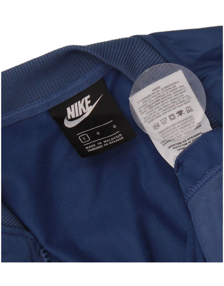 Jaqueta Nike Boys Graphic Tracksuit Top 12-13 anos grande bloco colorido azul