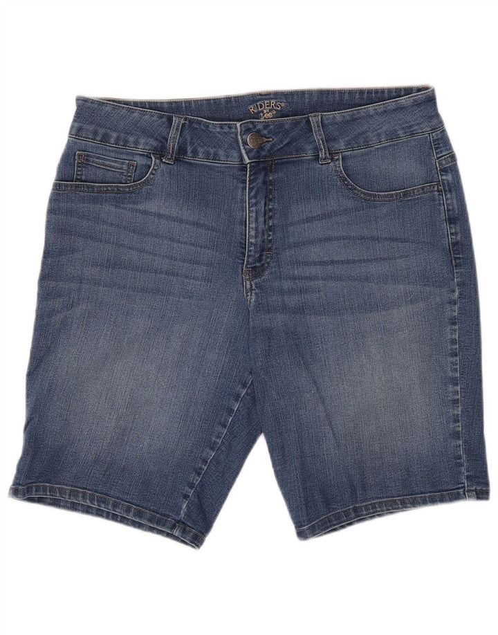 LEE Shorts jeans feminino Riders EUA 12 grande W32 algodão azul