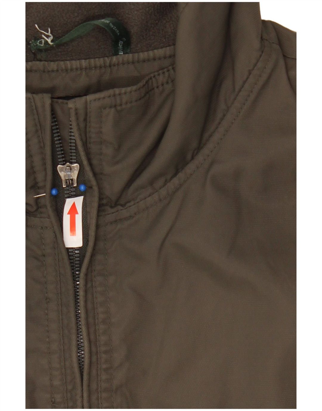 Jaqueta bomber masculina Zara UK 40 grande nylon cáqui