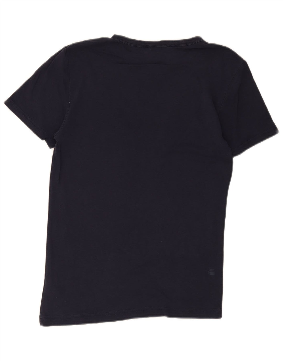 Camiseta gráfica masculina G-Star Top pequeno algodão azul marinho
