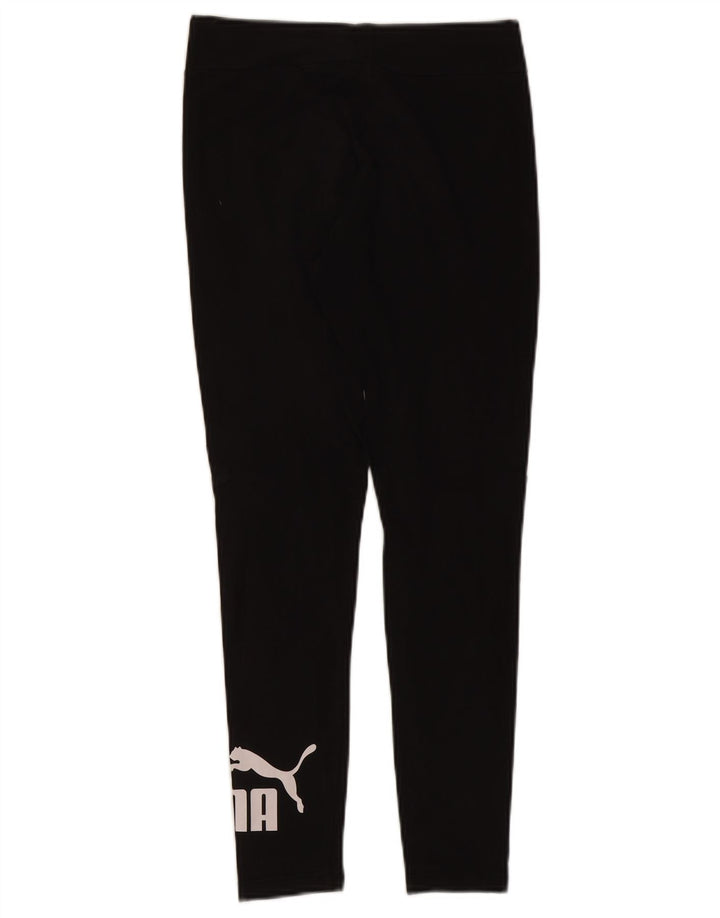 Leggings Puma Feminino UK 14 Médio Algodão Preto