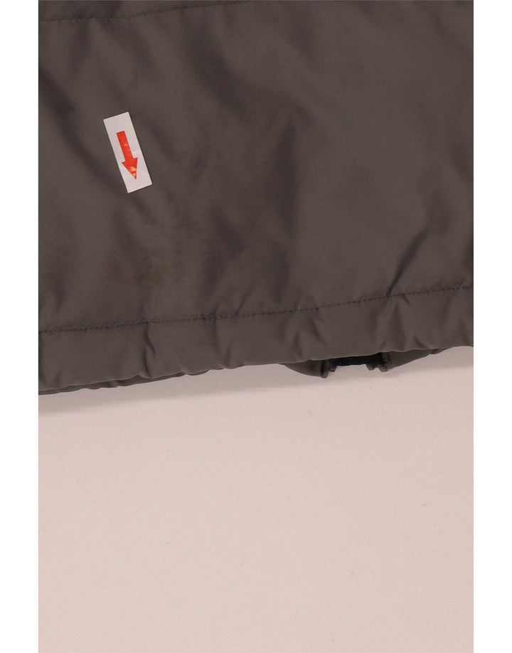 Jaqueta masculina superdimensionada acolchoada Champion UK 10 Small Grey Colourblock