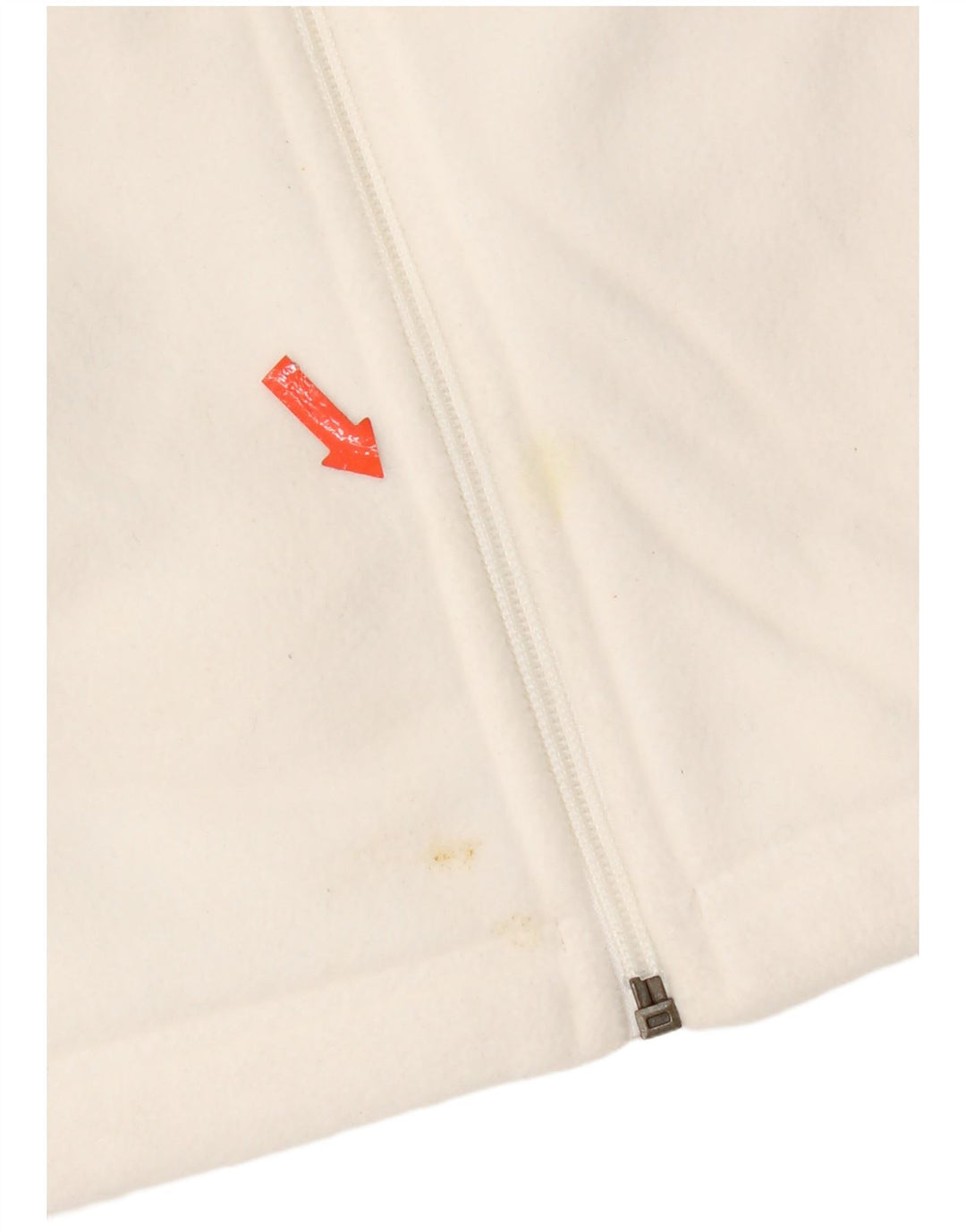 Jaqueta de lã feminina Marks & Spencer Reino Unido 16 grande poliéster branco