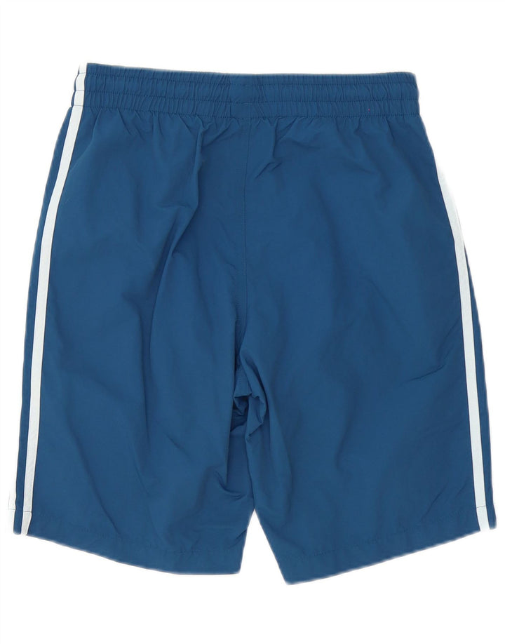 Adidas Mens Sport Shorts Pequeno Azul Poliéster Esportes