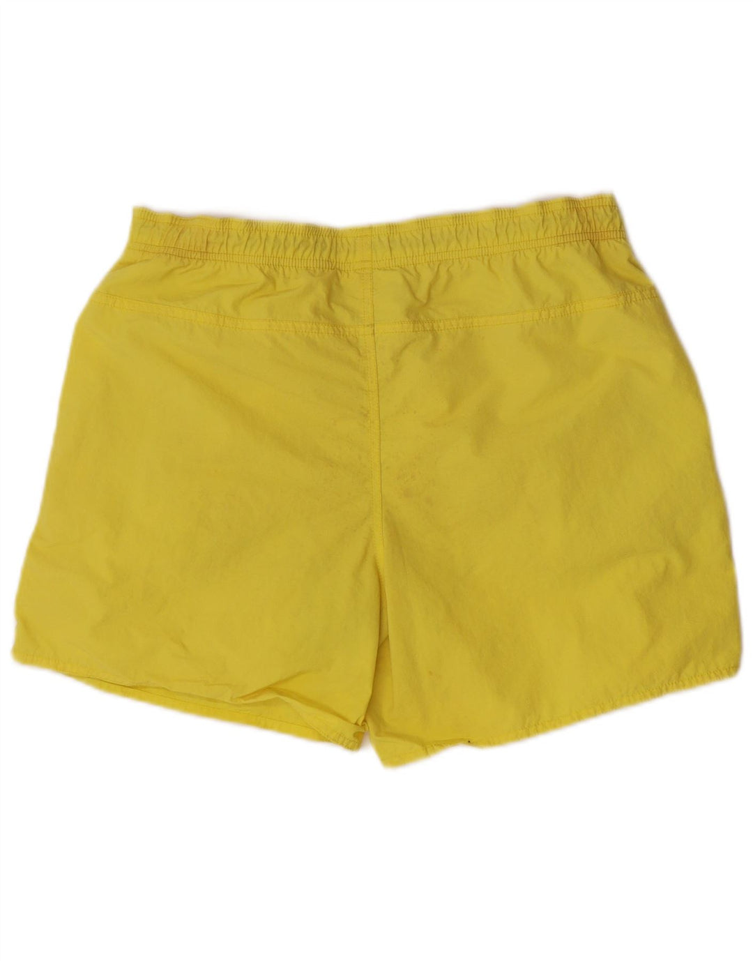 Shorts de natação masculino Adidas grande nylon amarelo