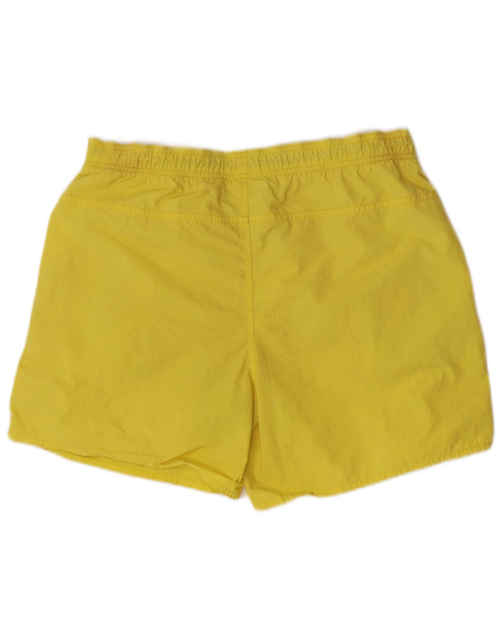 Shorts de natação masculino Adidas grande nylon amarelo
