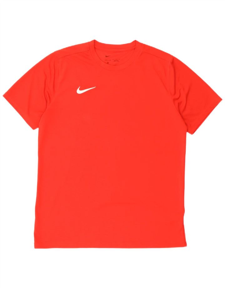 Camiseta masculina Nike Dri Fit Top XL poliéster vermelho