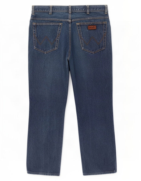 Wrangler Masculino Regular Fit Jeans Reta W36 L30 Azul Algodão