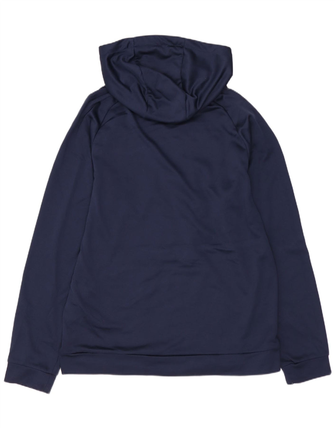 NIKE Mens Dri Fit Graphic Hoodie Jumper Médio Azul Marinho Poliéster