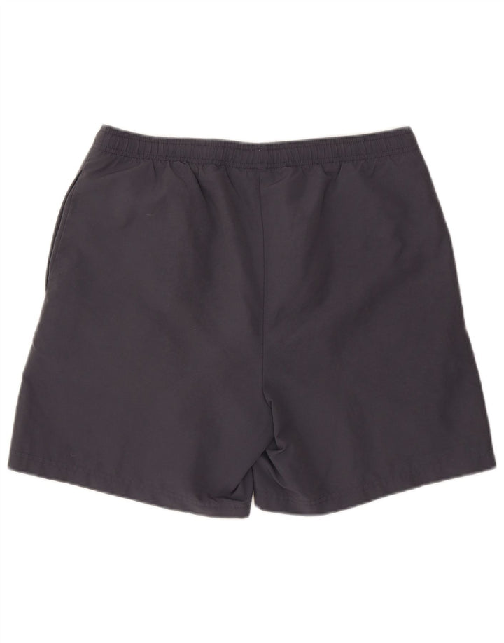 Shorts de natação masculino Reebok poliéster cinza médio