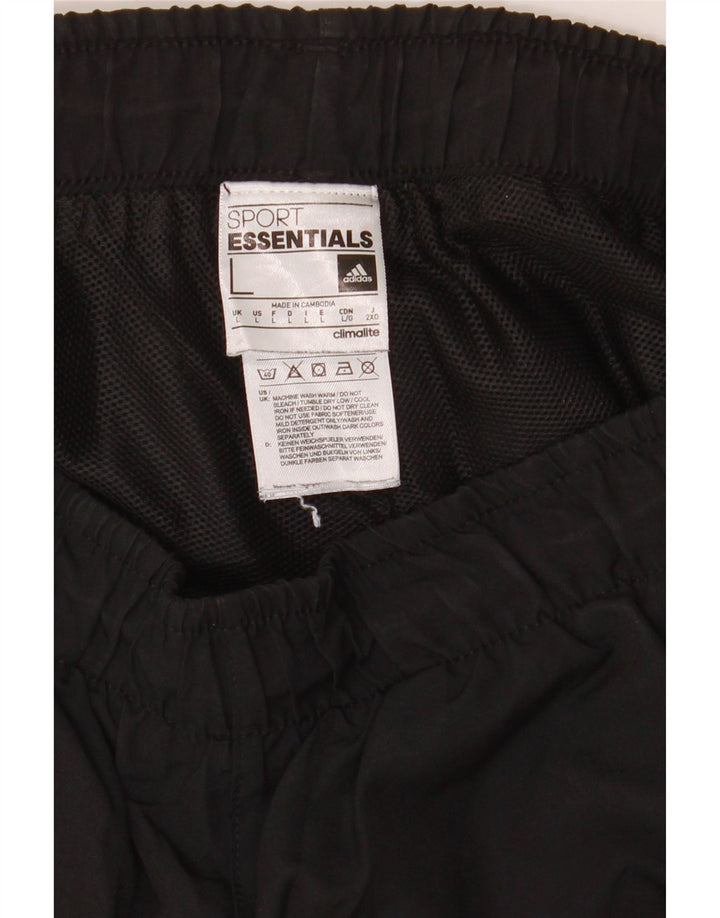 Adidas Mens Climalite Sport Shorts Grande Poliéster Preto