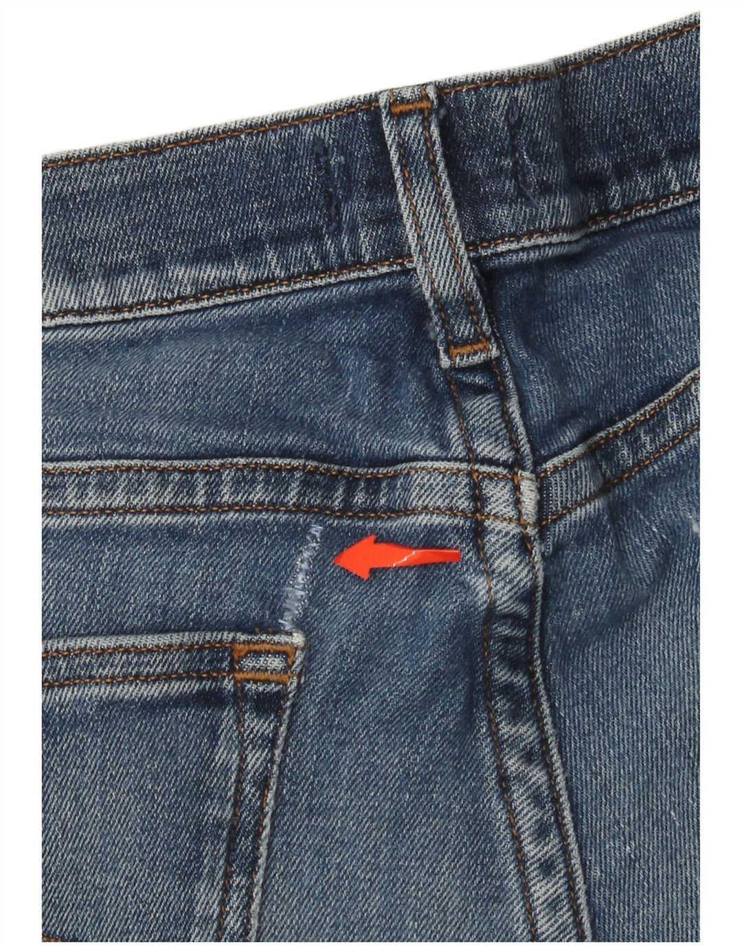 TOMMY HILFIGER Masculino Bootcut Jeans W32 L30 Azul Algodão