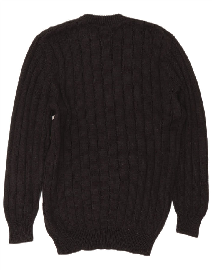 Vestido feminino vintage IT 50 XL lã preta