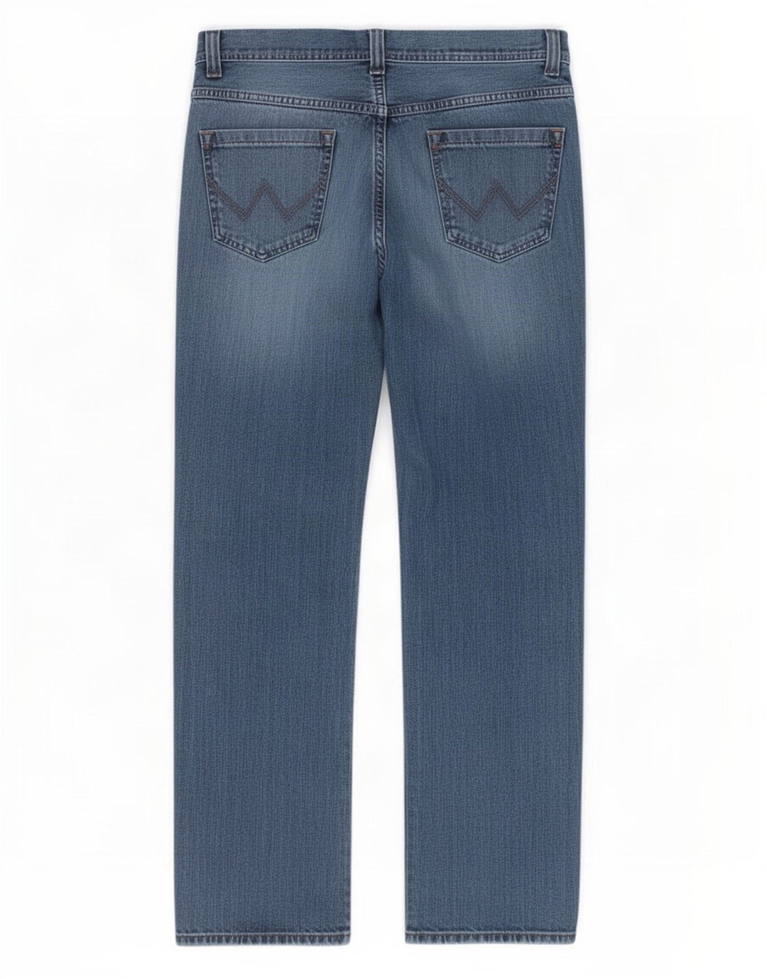 Wrangler Masculino Wesley Regular Straight Jeans W36 L32 Azul Algodão