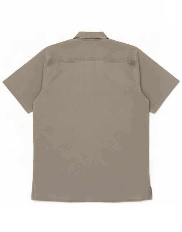 Camisa masculina de manga curta Levi's cinza médio algodão