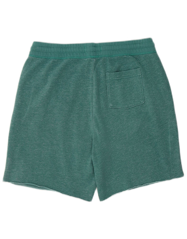 Shorts esportivos gráficos masculinos Hollister pequeno algodão verde