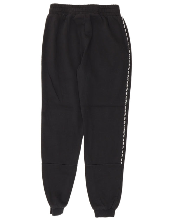 Calça de treino feminina Fila Joggers UK 6 XS algodão preto