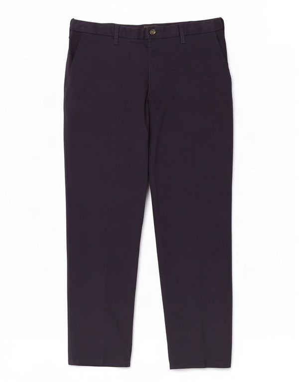 Calça Chino Regular Masculina Marks & Spencer W38 L31 Algodão Azul Marinho
