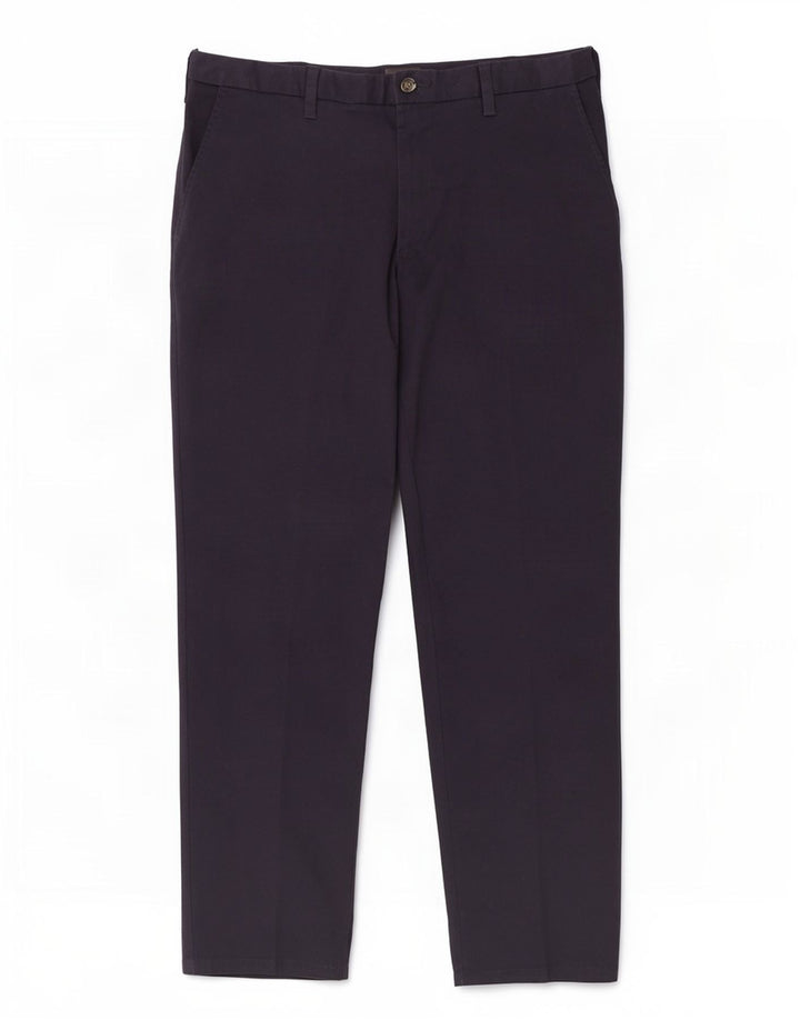 Calça Chino Regular Masculina Marks & Spencer W38 L31 Algodão Azul Marinho
