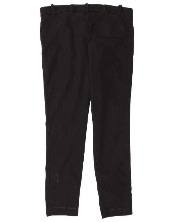 Zara Calça feminina casual slim grande W30 L30 preta