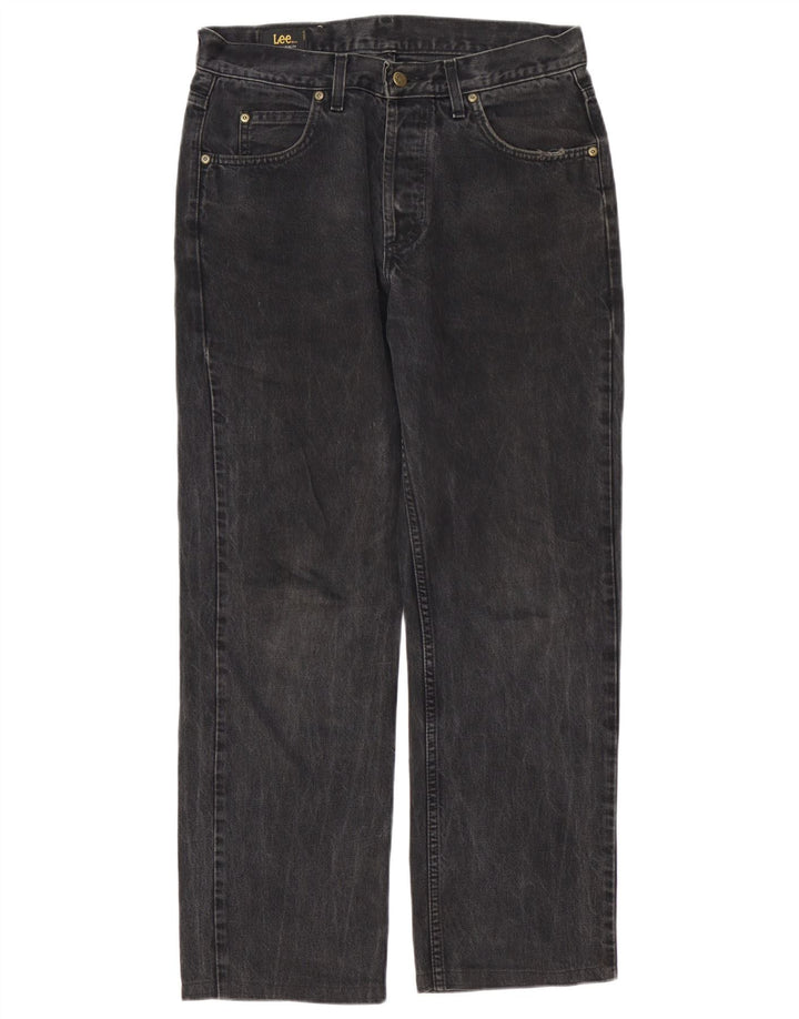 Calça jeans reta masculina Lee W34 L29 preta