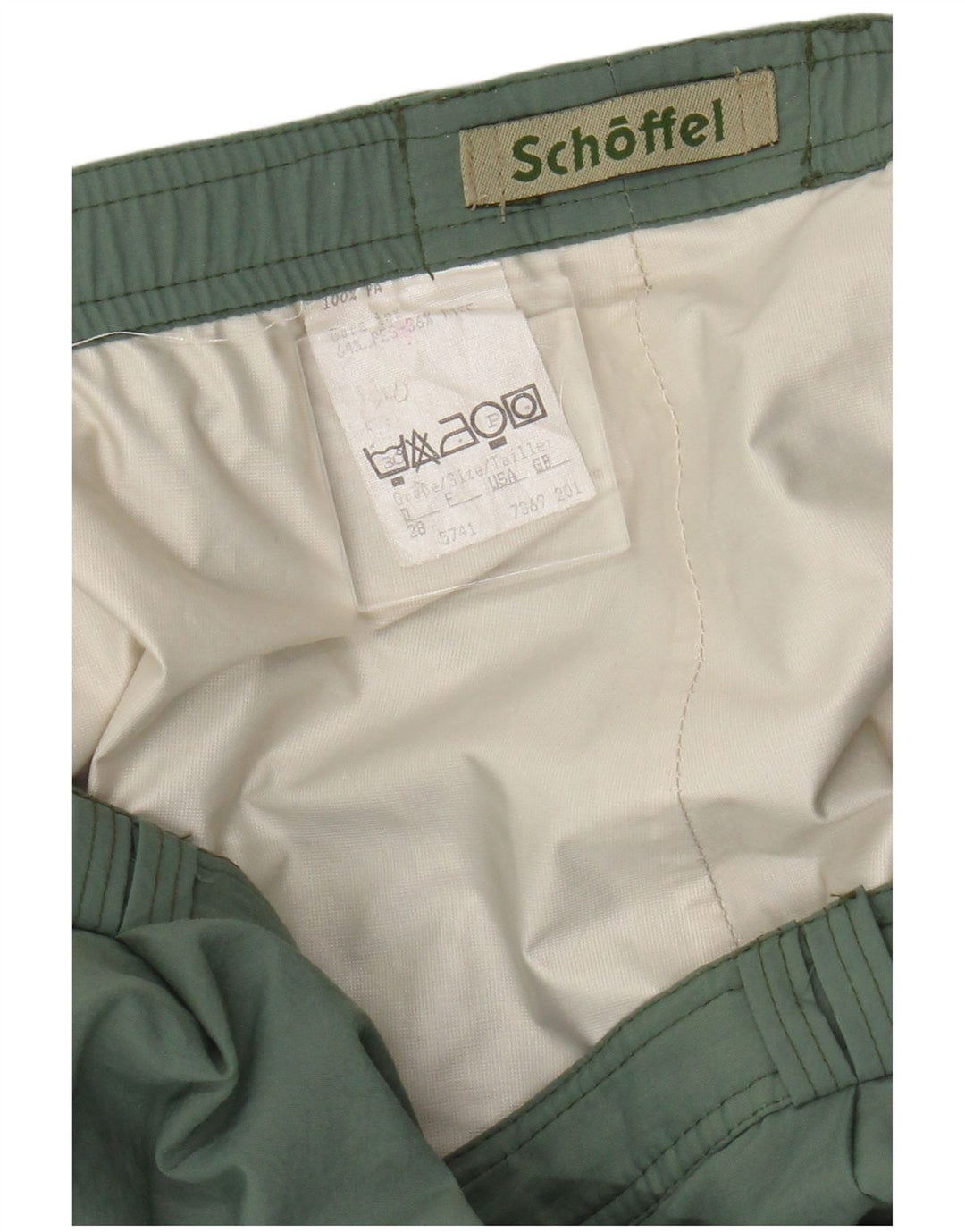 Calça cargo masculina SCHOFFEL Pegged W42 L28 algodão verde