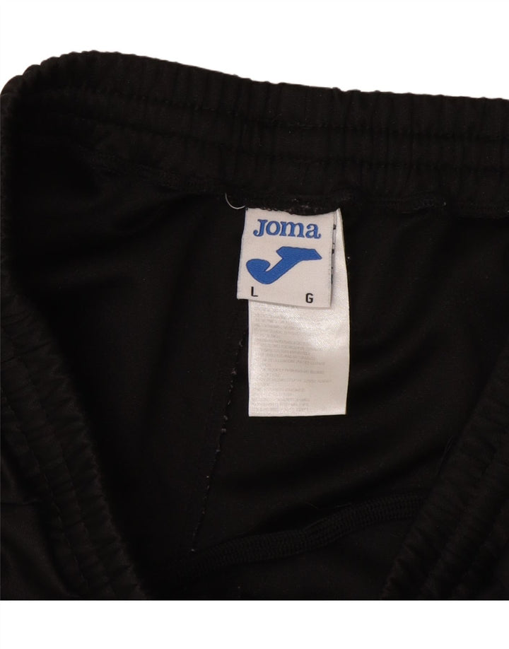 Joma Mens Graphic Sport Shorts Grande Poliéster Preto