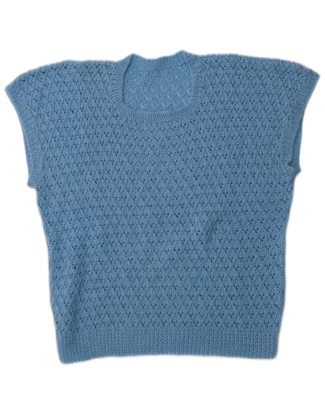 Regata feminina VINTAGE com colete UK 14 azul médio