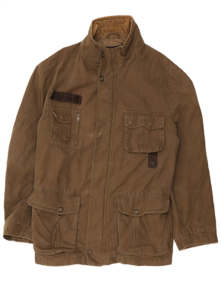 Jaqueta utilitária masculina Marks & Spencer Blue Harbor Reino Unido 40 grande marrom