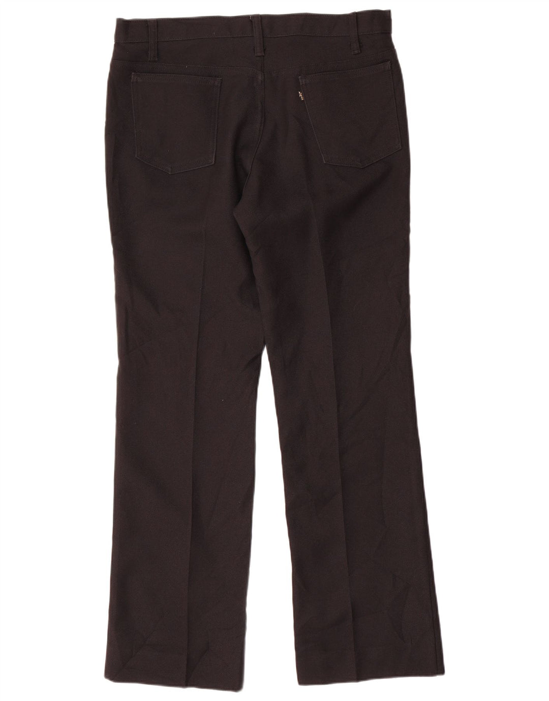 Calça casual reta masculina LEVI'S W35 L32 poliéster preto