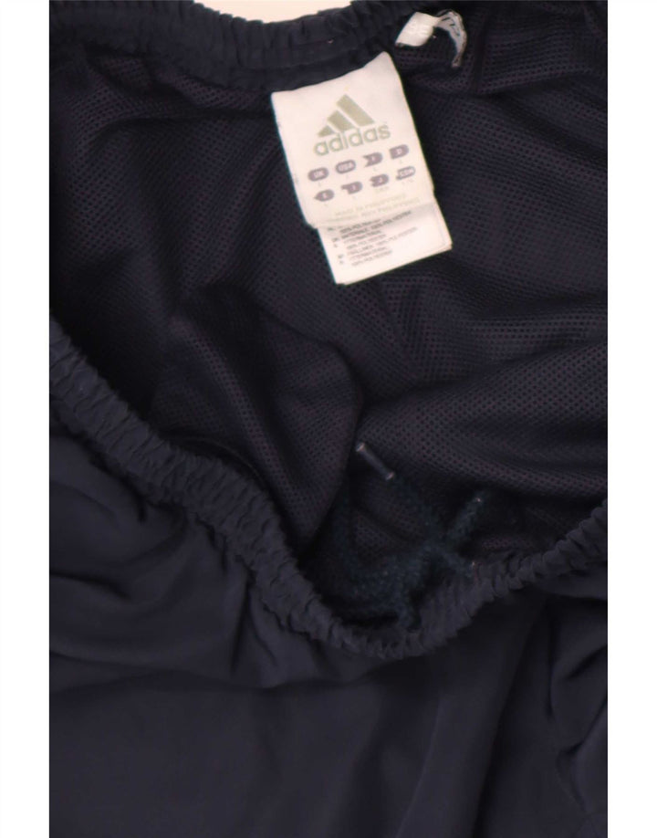 Calça de treino masculina Adidas Climacool grande bloco colorido azul marinho