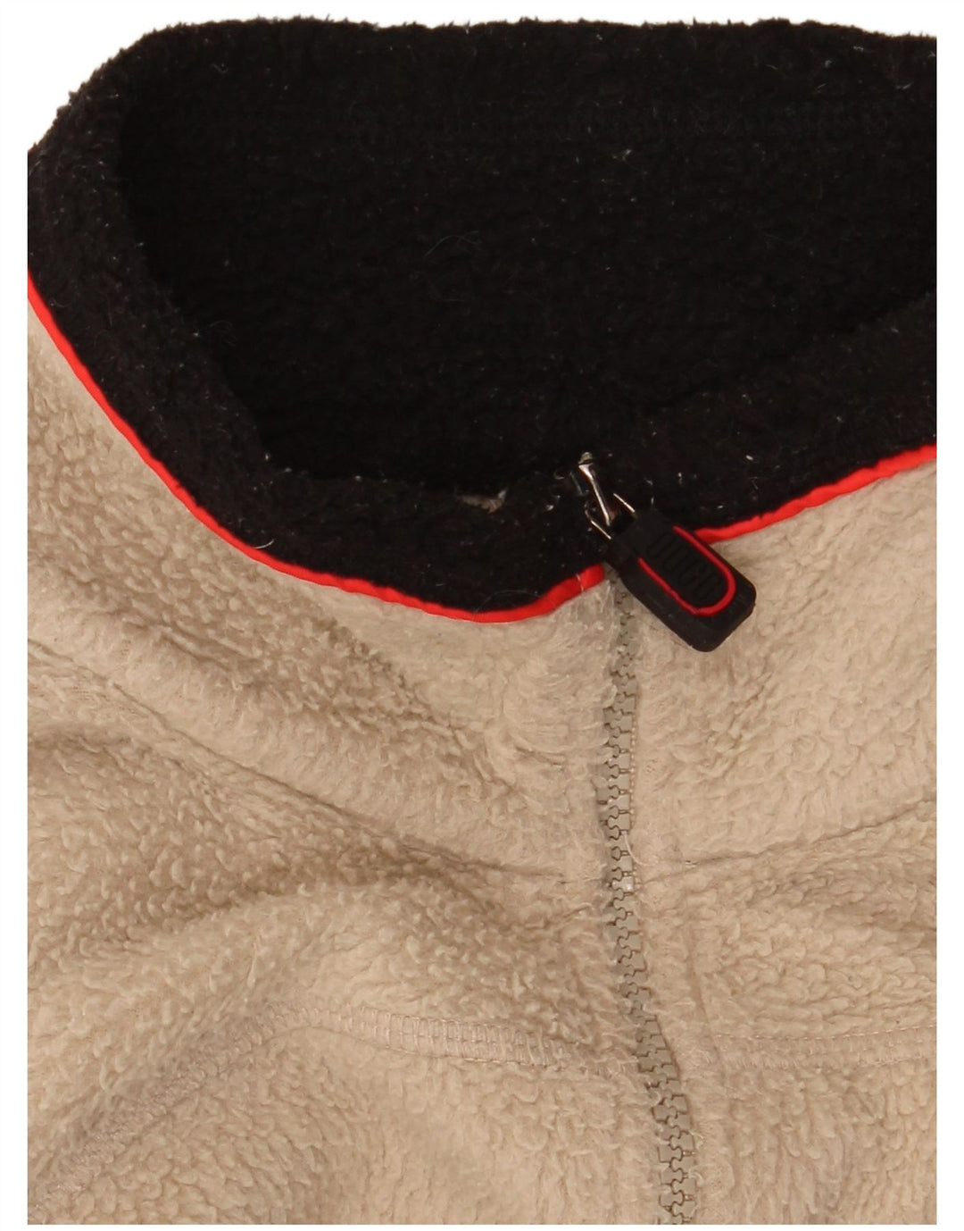 Jaqueta de lã masculina FILA UK 36 poliéster colorblock bege pequeno