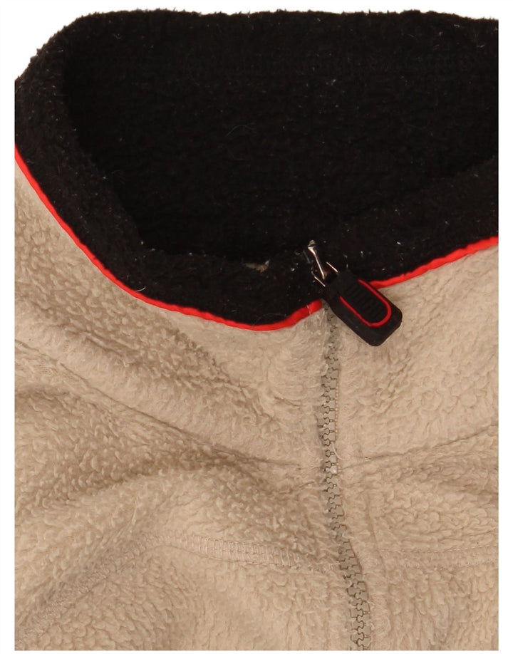 Jaqueta de lã masculina FILA UK 36 poliéster colorblock bege pequeno