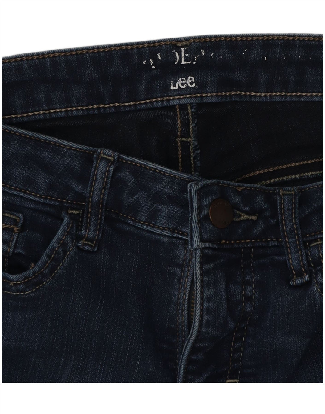 Calça jeans skinny feminina LEE W28 L28 azul marinho