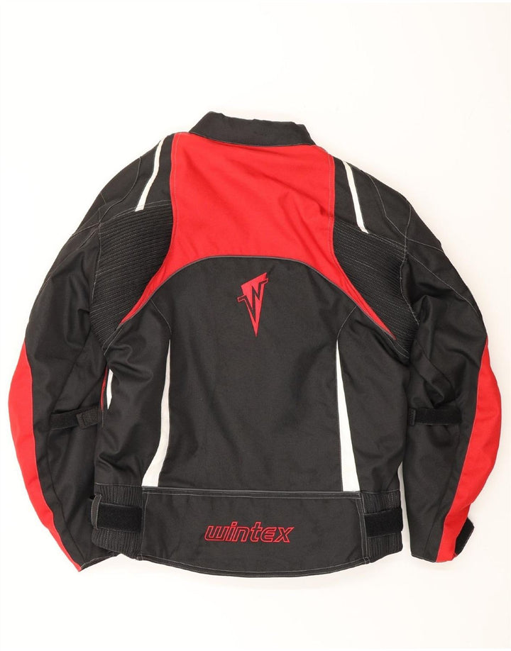 Jaqueta masculina Wintex Motorstyle Graphic Racer Reino Unido 38 bloco colorido preto médio