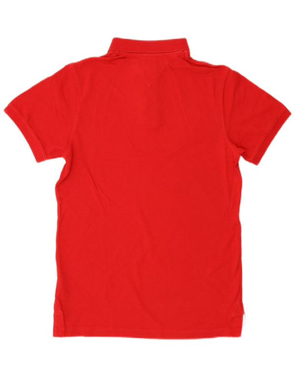 Camisa polo masculina Tommy Hilfiger médio algodão vermelho