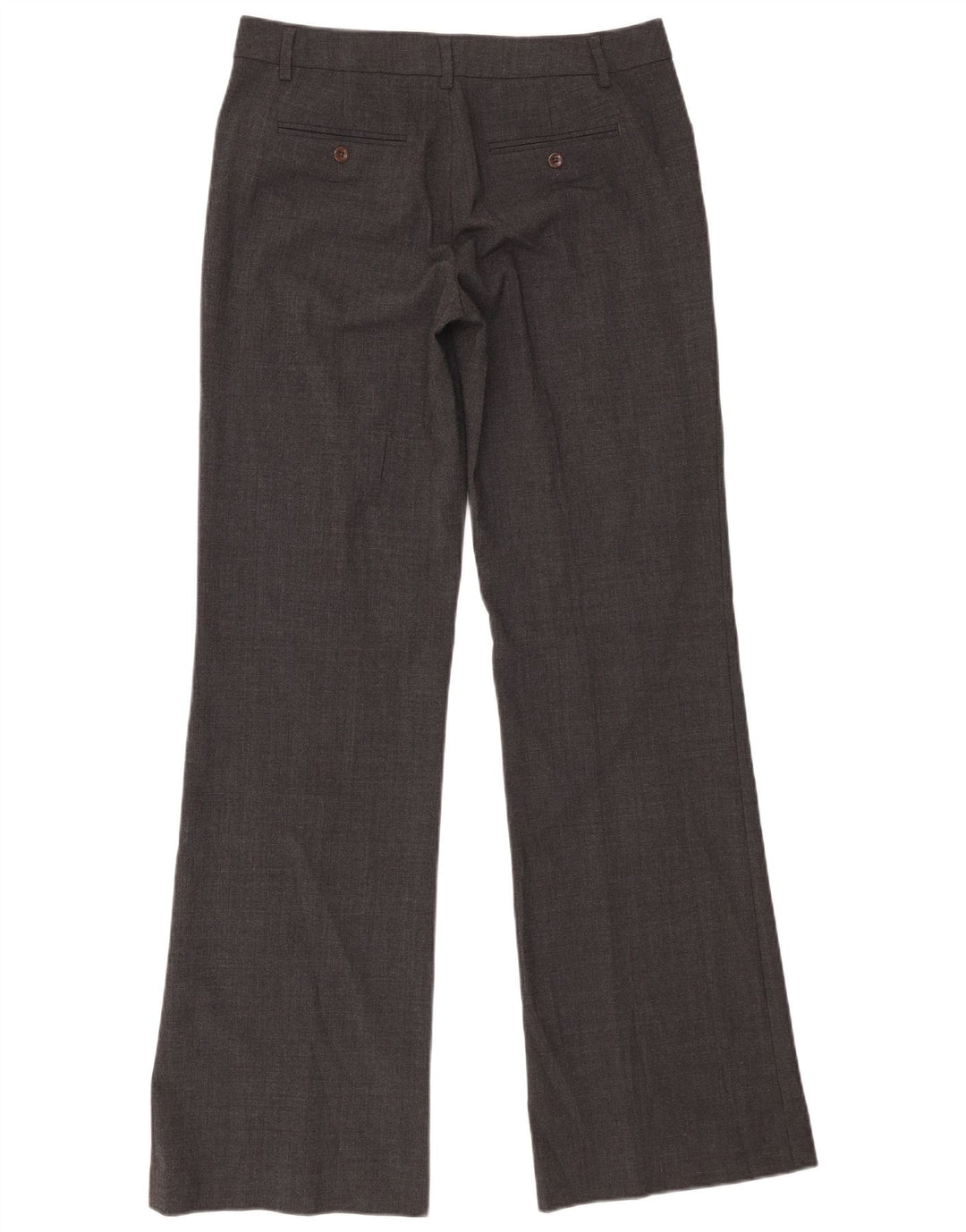 Calça feminina Bootcut da Gap US 4 pequena W31 L34 poliéster cinza