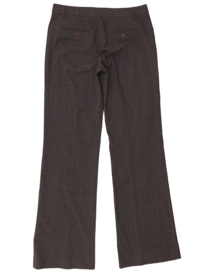 Calça feminina Bootcut da Gap US 4 pequena W31 L34 poliéster cinza