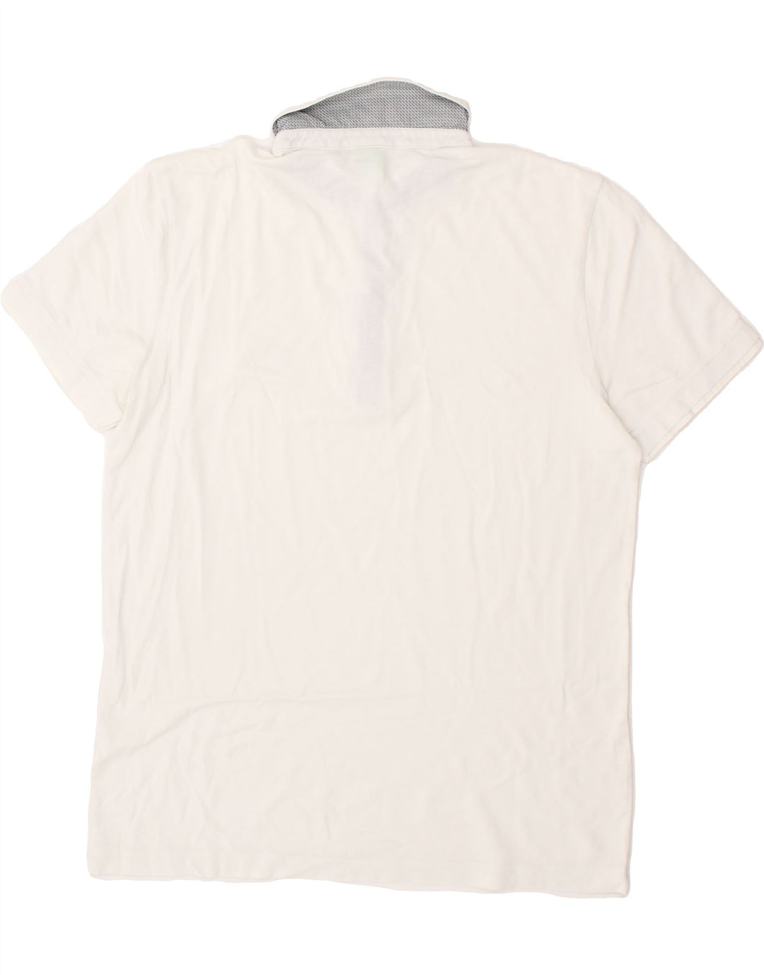Camisa polo masculina de ajuste regular HUGO BOSS grande branca