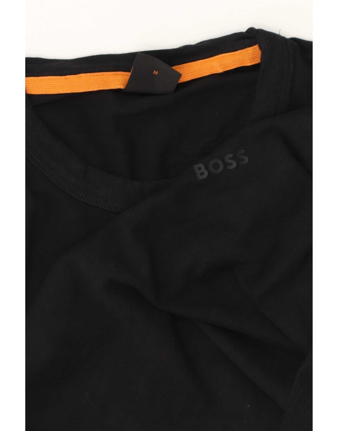 Camiseta masculina Hugo Boss Top médio preto