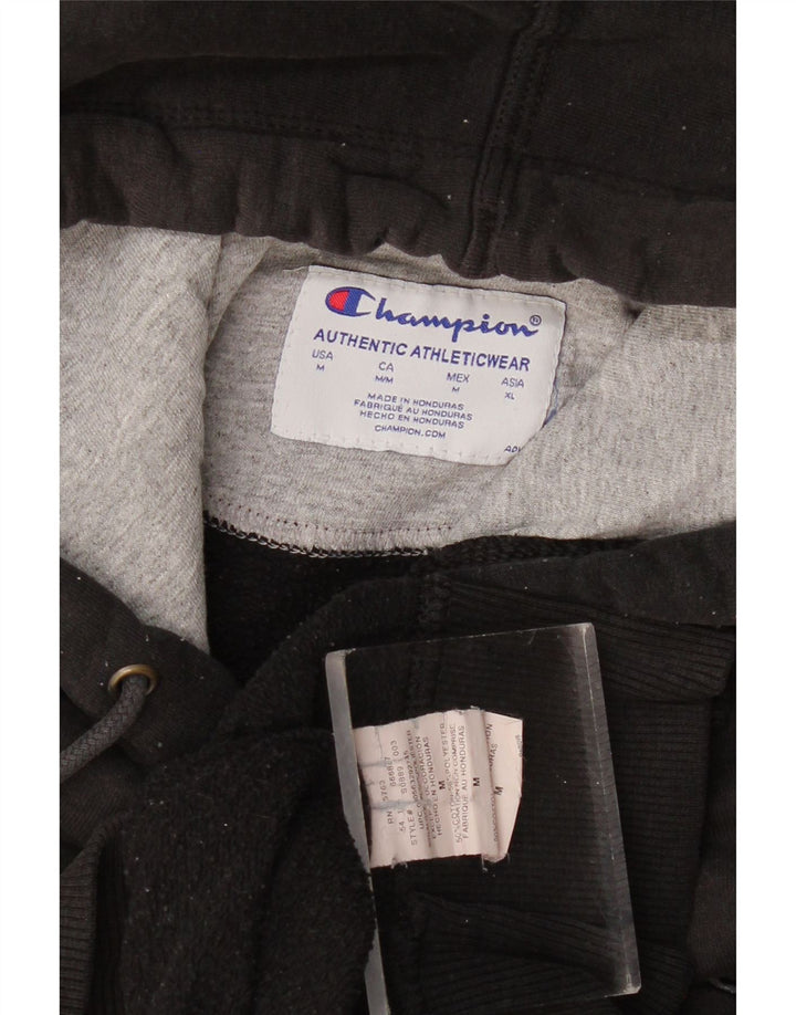 Jumper masculino com capuz Champion médio algodão preto
