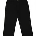 Calça capri feminina LEE reta EUA 6 médio W28 L19 algodão preto