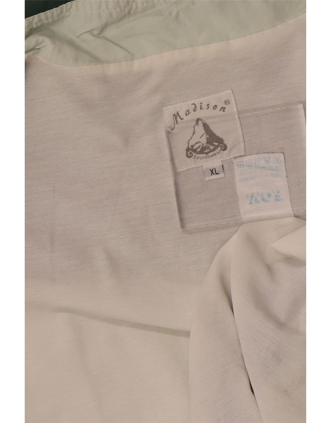 Madison Mens Treino Top Jacket XL Verde Colourblock Poliamida Esportes